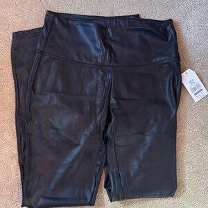 Time and Tru faux leather leggings